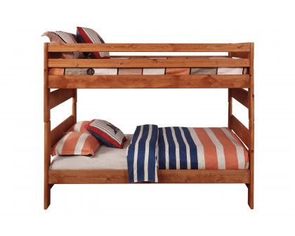 Coaster Wrangle Hill Full Over Full Bunk Bed - Amber Wash