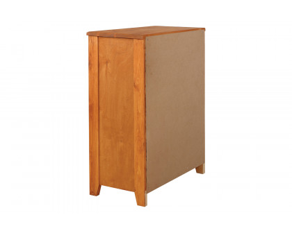 Coaster Wrangle Hill 4-Drawer Chest - Amber Wash