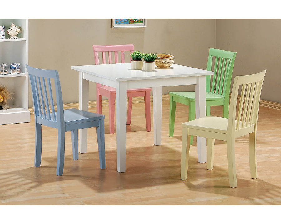 Coaster - Rory 5-Piece Dining Set Multi Color in Multi-Color