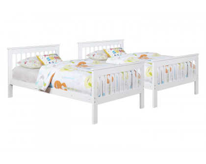 Coaster - Chapman Twin Over Twin Bunk Bed in White