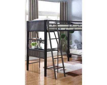 Coaster Meyers Twin Over Twin Metal Bunk Bed - Black/Gunmetal