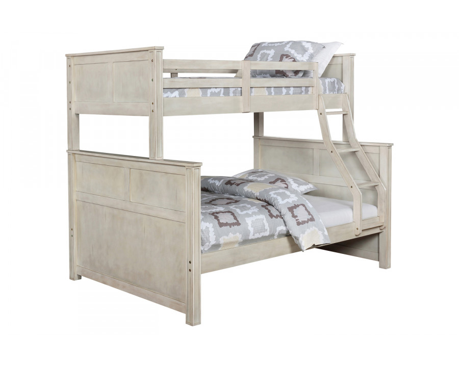 Coaster - Montrose Twin/Full Bunk Bed in Antique White