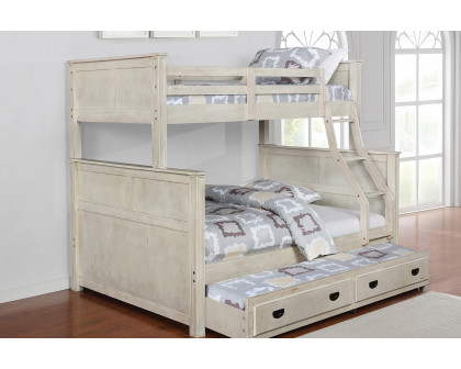 Coaster - Montrose Twin/Full Bunk Bed in Antique White