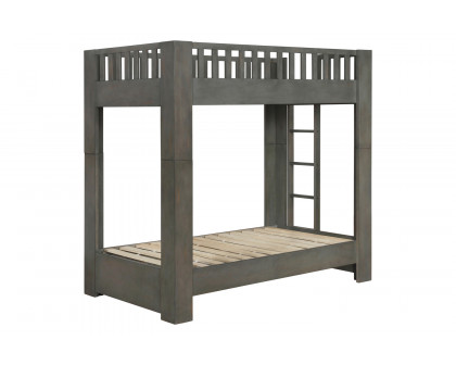 Coaster - Wenco Twin/Twin Bunk Bed With 3-Drawer Storage in Antique Gray