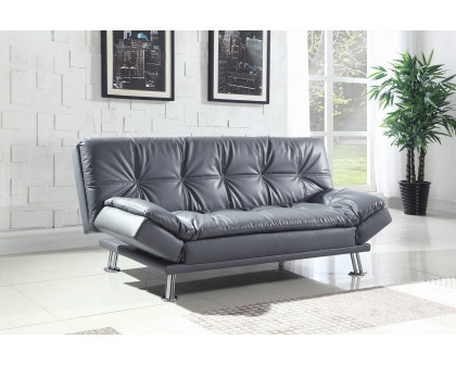 Coaster Dilleston Tufted Back Upholstered Sofa Bed - Gray