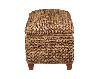 Coaster - Laughton Hand-Woven Storage Trunk in Amber