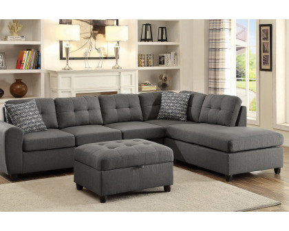 Coaster Stonenesse Tufted Sectional - Gray