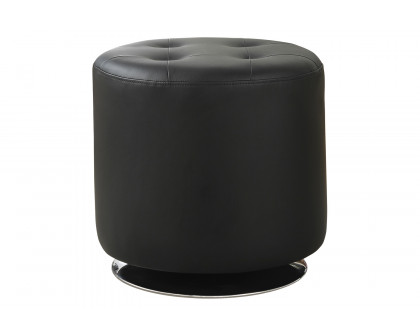 Coaster - Round Upholstered Ottoman