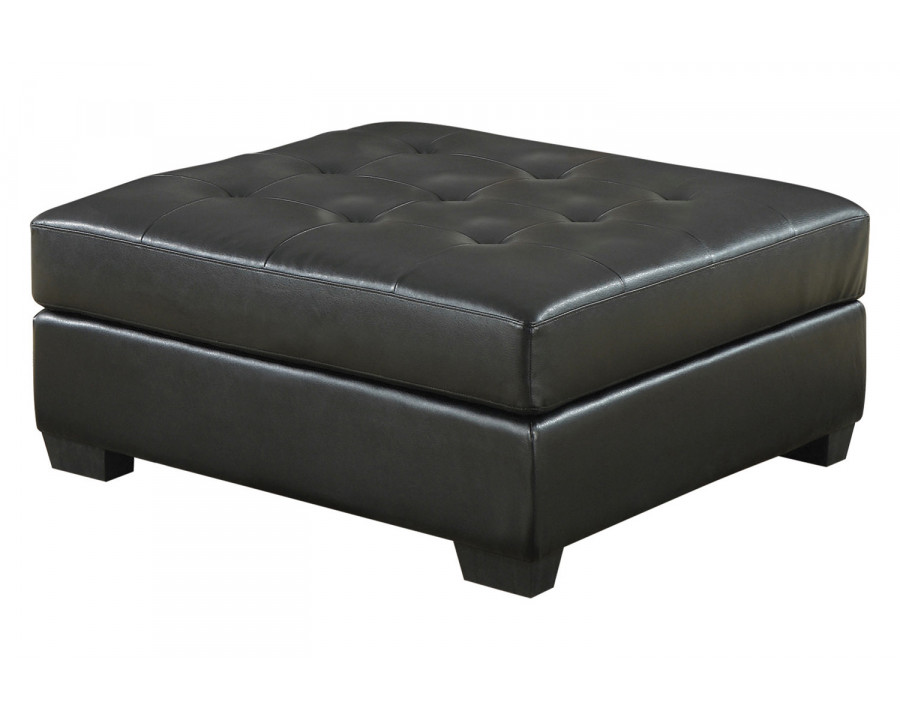 Coaster Darie Square Tufted Ottoman - Black