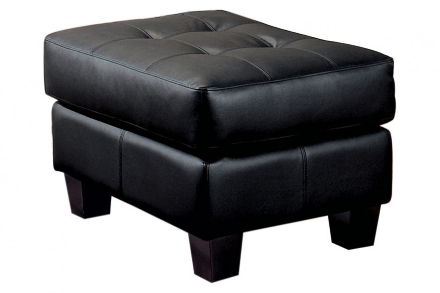 Coaster™ Samuel Tufted Ottoman - Black