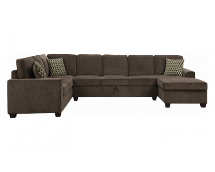 Coaster - Provence Storage Sectional in Brown