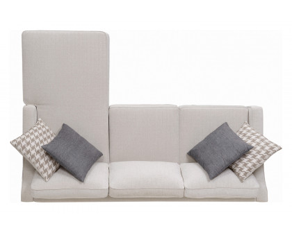 Coaster Mcloughlin Upholstered Sectional - Cream