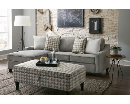 Coaster Mcloughlin Upholstered Sectional - Charcoal