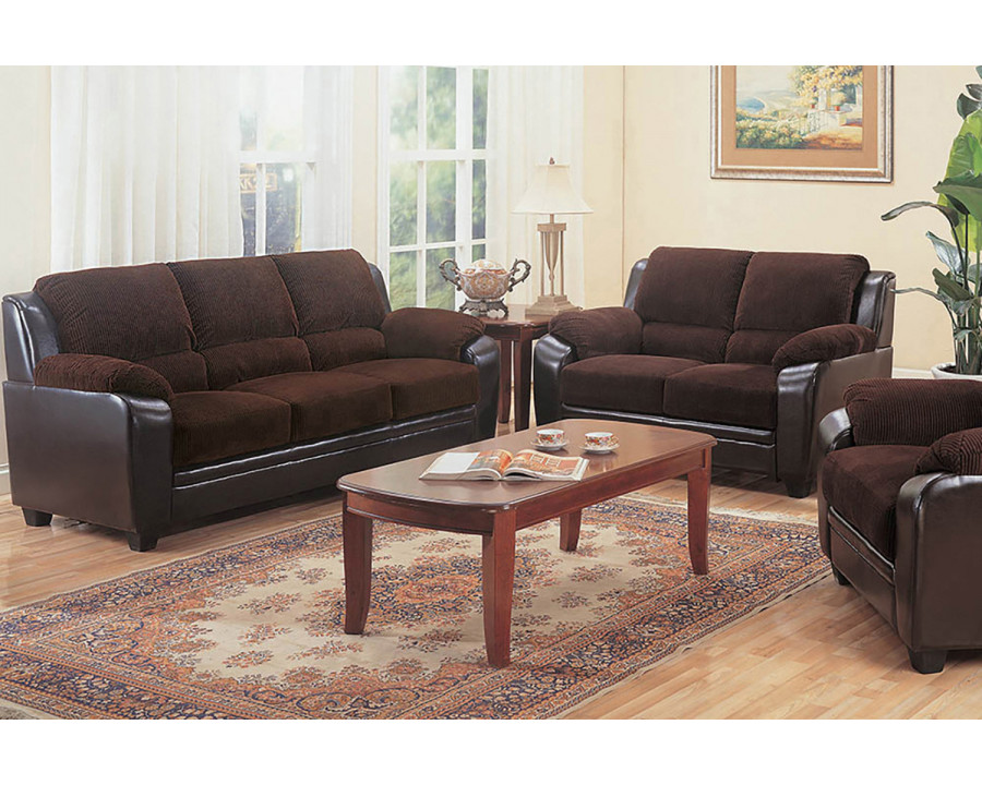 Coaster - Monika Upholstered Living Room Set