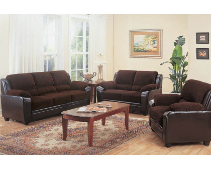 Coaster - Monika Upholstered Living Room Set