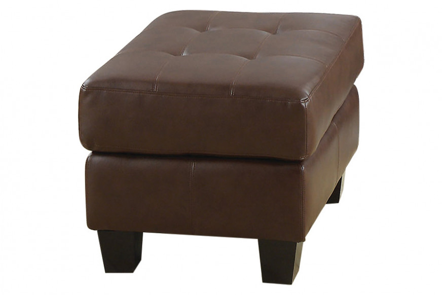 Coaster™ Samuel Tufted Ottoman - Dark Brown