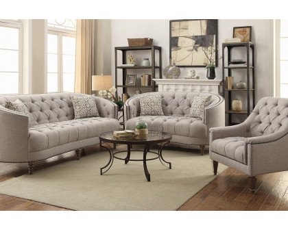 Coaster - Avonlea Upholstered Tufted Living Room Set