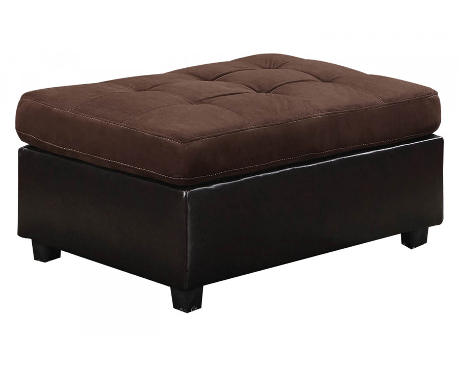 Coaster - Mallory Rectangular Upholstered Tufted Ottoman