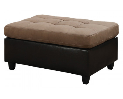 Coaster - Mallory Rectangular Upholstered Tufted Ottoman