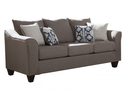 Coaster - Salizar Flared Arm Sofa in Gray