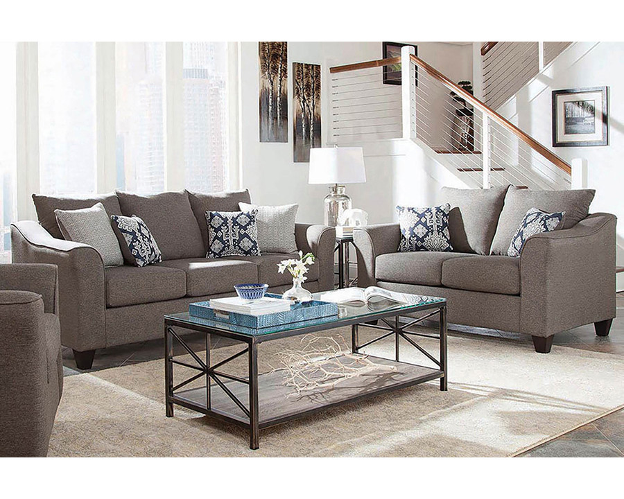 Coaster - Salizar Upholstered Flared Arm Living Room Set