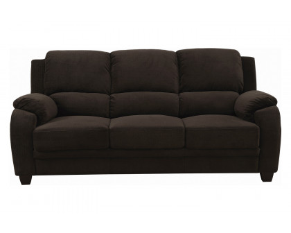 Coaster Northend Upholstered Sofa - Chocolate