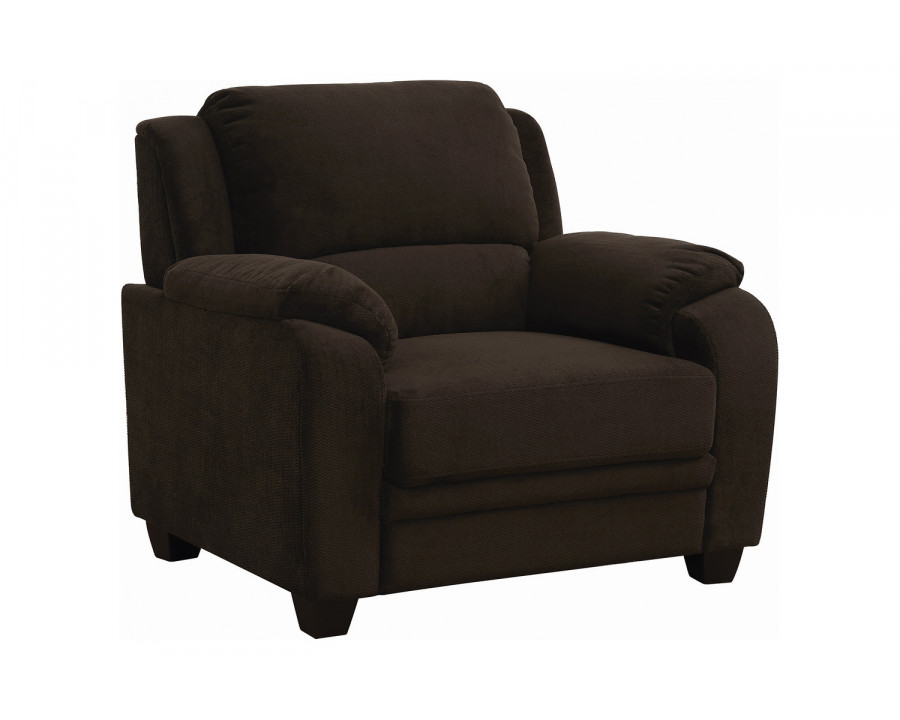 Coaster Northend Upholstered Chair - Chocolate