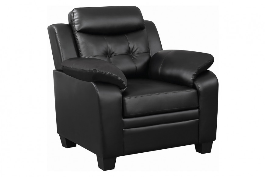 Coaster™ Finley Tufted Upholstered Chair - Black