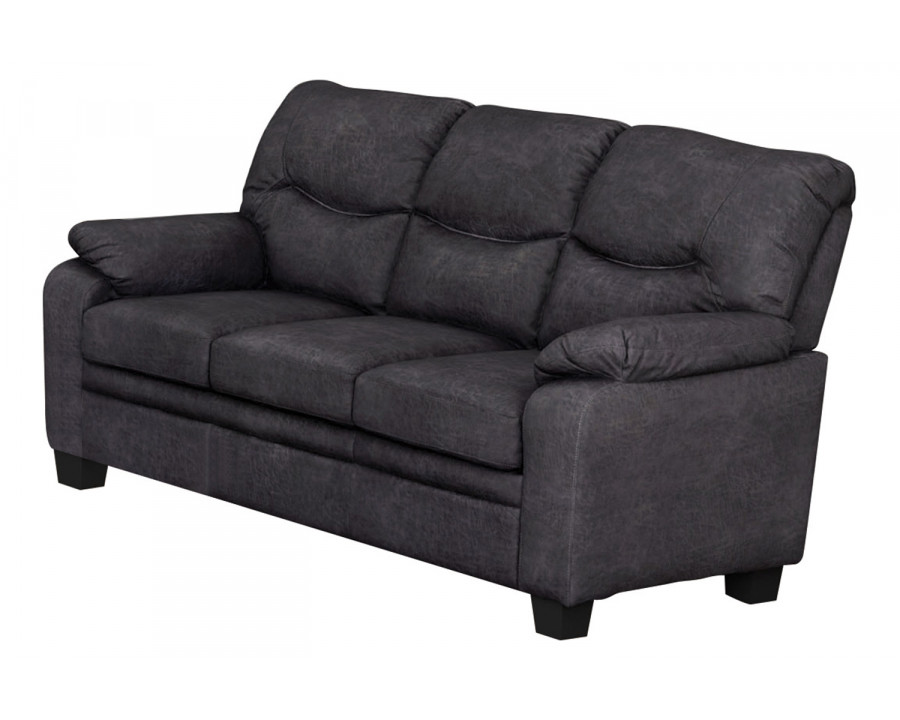 Coaster - Meagan Pillow Top Arms Upholstered Sofa in Charcoal