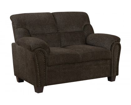 Coaster - Clemintine Upholstered Sofa with Nailhead Trim