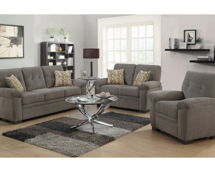 Coaster - Fairbairn Upholstered Tufted Living Room Set