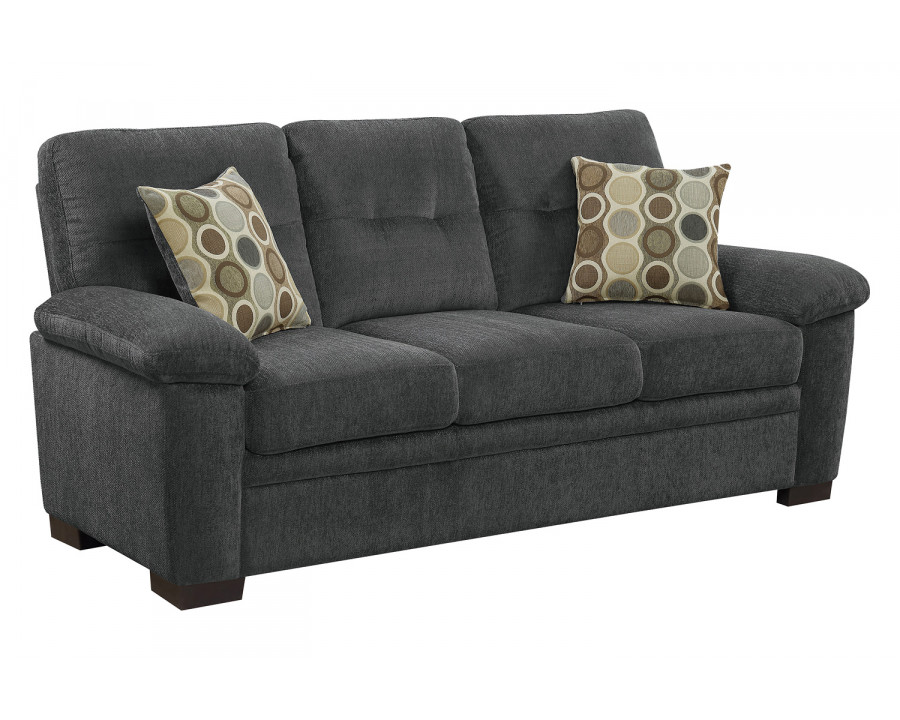 Coaster Fairbairn Upholstered Sofa - Charcoal