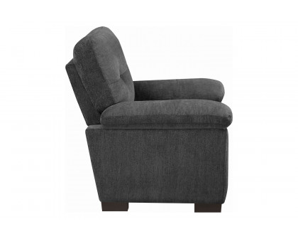 Coaster Fairbairn Upholstered Sofa - Charcoal