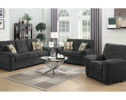 Coaster Fairbairn Upholstered Sofa - Charcoal