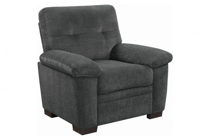 Coaster™ Fairbairn Upholstered Chair - Charcoal