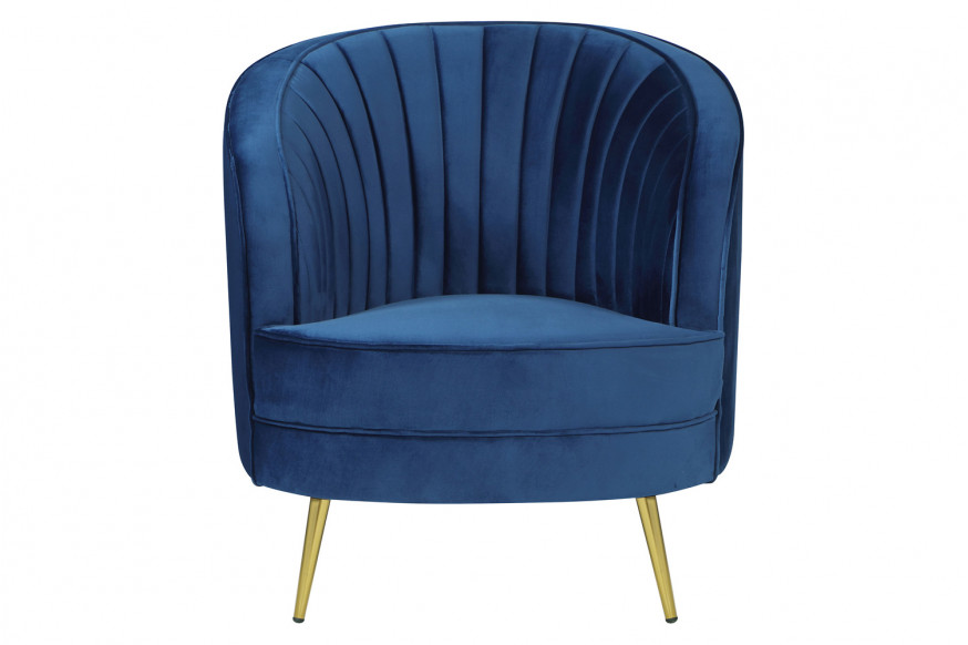 Coaster™ Sophia Upholstered Vertical Channel Tufted Chair - Blue