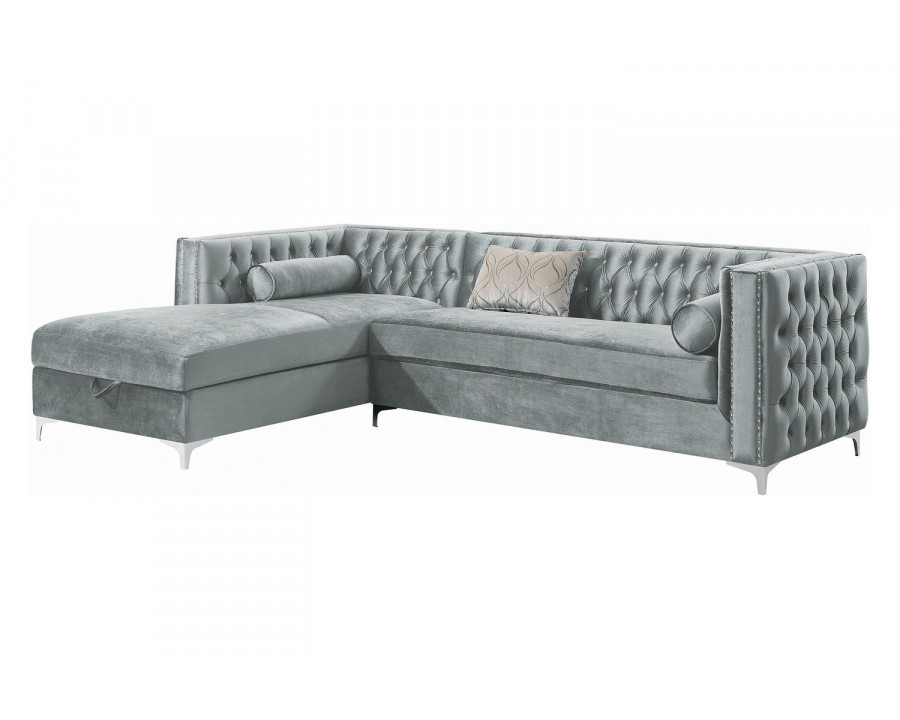 Coaster - Bellaire Button-Tufted Upholstered Sectional