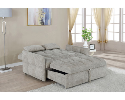 Coaster Cotswold Tufted Cushion Sleeper Sofa Bed - Beige