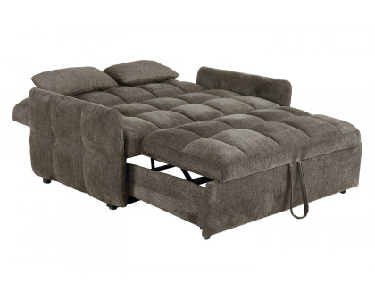 Coaster Cotswold Tufted Cushion Sleeper Sofa Bed - Brown