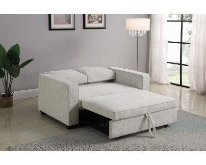 Coaster - Helene Upholstered Sleeper Sofa Bed in Beige