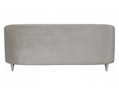 Coaster - Avonlea Sloped Arm Tufted Sofa in Gray