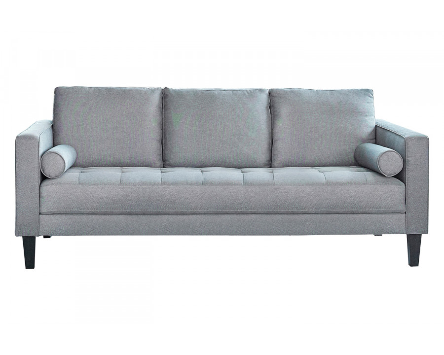 Coaster - Lennox Track Arm Upholstered Sofa in Charcoal