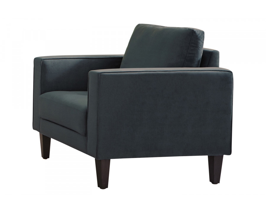 Coaster - Gulfdale Cushion Back Upholstered Chair in Dark Teal