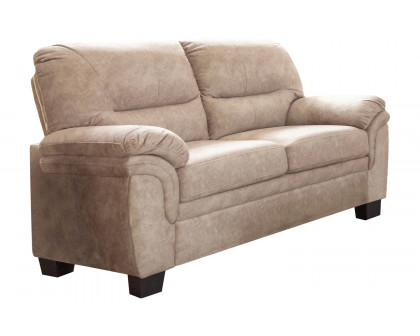 Coaster - Holman Pillow Top Arm Loveseat in Beige