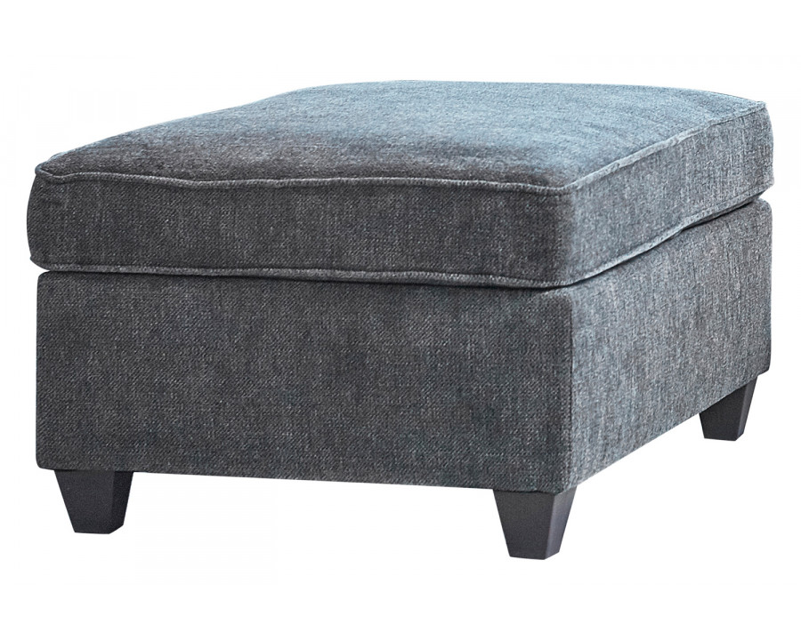 Coaster - Mccord Upholstered Ottoman in Dark Gray