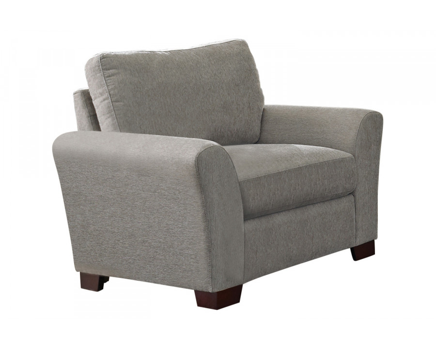 Coaster - Drayton Flared Arm Upholstered Chair in Warm Gray