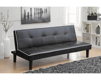 Coaster - Katrina Tufted Upholstered Sofa Bed in Black