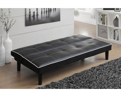 Coaster - Katrina Tufted Upholstered Sofa Bed in Black