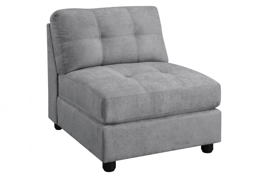 Coaster™ Claude Tufted Cushion Back Armless Chair - Dove