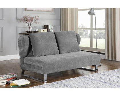 Coaster - Vera Upholstered Sofa Bed in Gray